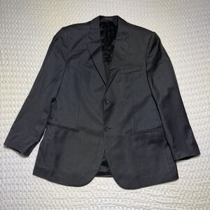 Emporio Armani Vincent Line Gray Virgin Wool Blazer Sport Coat‎ Made In Italy 44